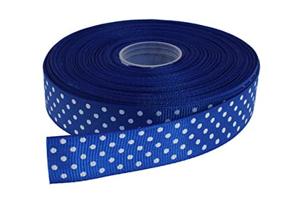 Polka Dot Grosgrain Ribbon 25 Yard Each Roll 100% Polyester