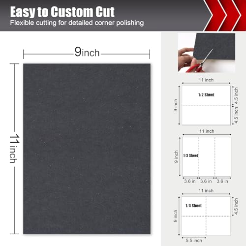 25 PCS Wet Sandpaper Assortment (25 Count)
