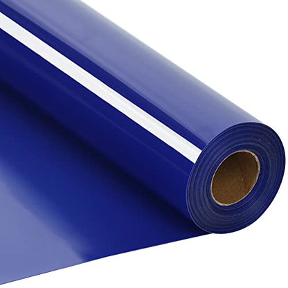 RENLITONG Sapphire Blue Iron on Vinyl 12Inch by 20ft Roll Heat Transfer Vinyl for T