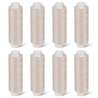 8 Rolls Sewing Thread 200 Yards Each Roll Thread for Sewing Machine (1600 Foot)
