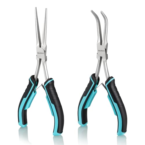 2PCS 7" Long Reach Needle Nose Pliers Set (2 Count)