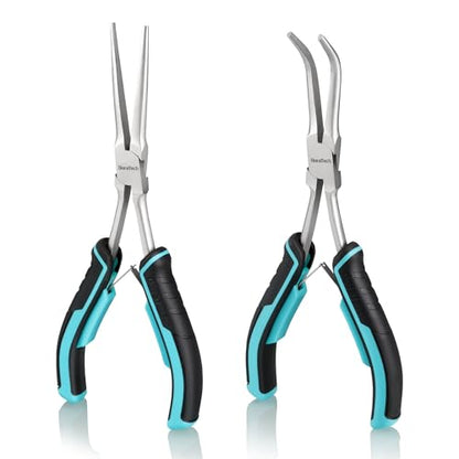 2PCS 7" Long Reach Needle Nose Pliers Set (2 Count)