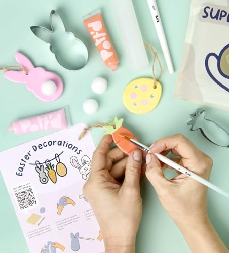 Pott’d Easter Craft Kit Air Dry Clay Kit for Adults