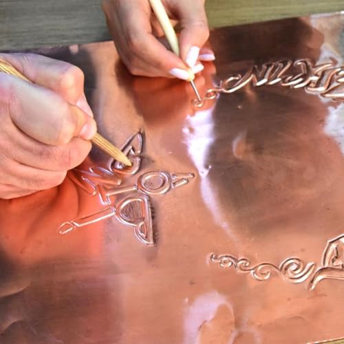 6PCS Pure Copper Sheet 4”x 4”x 0.04”