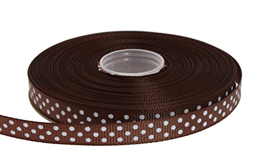 Polka Dot Grosgrain Ribbon 25 Yard Each Roll 100% Polyester