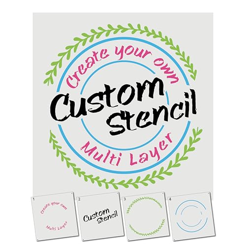 Personalized Custom Layered Stencils for Spray Painting