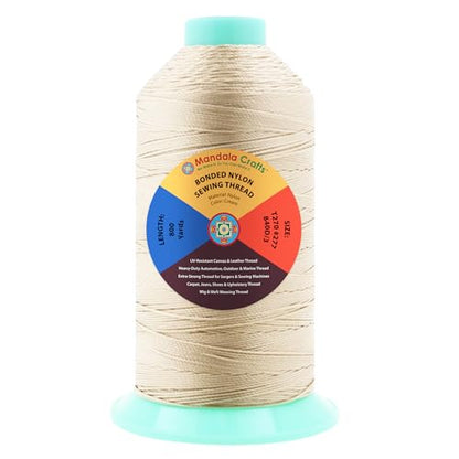 Size 277 840D T270 Cream Bonded Nylon Thread