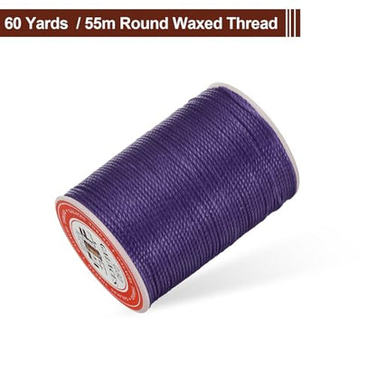 Leather Sewing Waxed Thread 0.8mm 60Yards