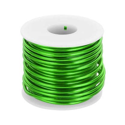 9 Gauge Anodized Aluminum Craft Wire Bendable Bonsai Training Wire 56 Feet 3mm for Sculpting Crafts Wreath Floral Beading Jewelry Making