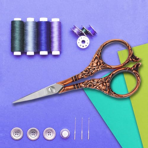 4.5Inch Vintage Crochet Embroidery Scissors Small Sharp Pointed