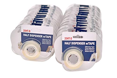 WOD OST20D Office Tape Clear Refill Rolls and Refillable Dispenser