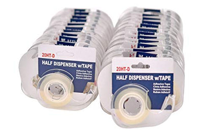 WOD OST20D Office Tape Clear Refill Rolls and Refillable Dispenser