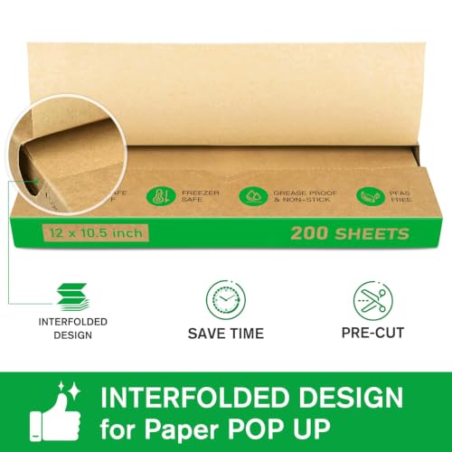 Precut POP UP Deli Paper Sheet (200 Count)