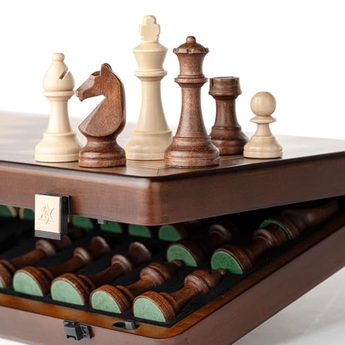 15" Magnetic Wooden Chess Set