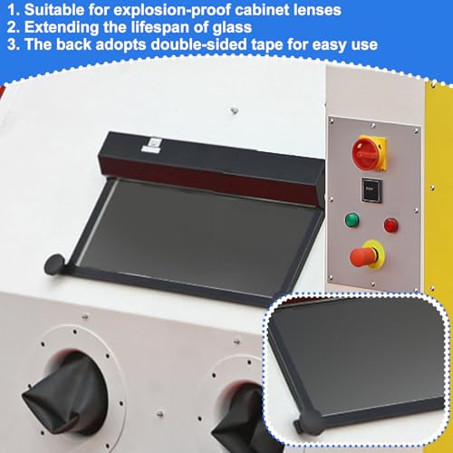 24 Pack Abrasive Blasting Cabinet Lens Cover