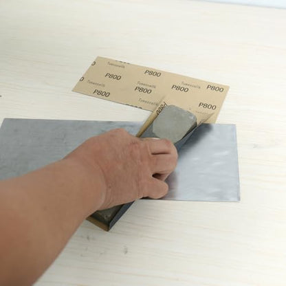 30Pcs 9 x 3.6 Inchs 800 Grit Wet and Dry Handmade Universal Sanding Sheets
