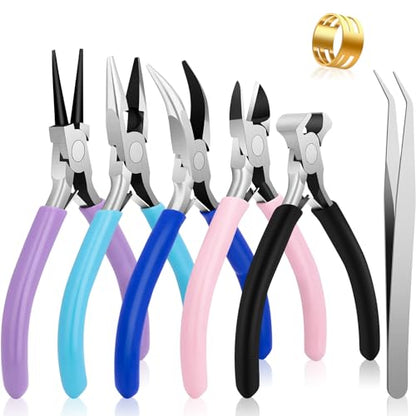 5 Pack Jewelry Pliers Tool Set (5 Count)