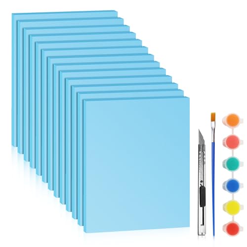 Blue 13 Pack 15x12x0.5 inch Foam Sheets 0.5 Inch Thick