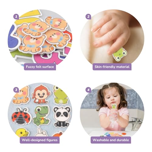 Felt Ten Frame Set Math Manipulative Counter for Elementary (136 Count)