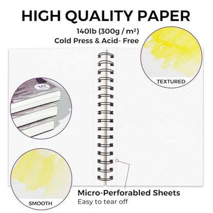 Watercolor Pad 5.5x8.5 (3 Count)