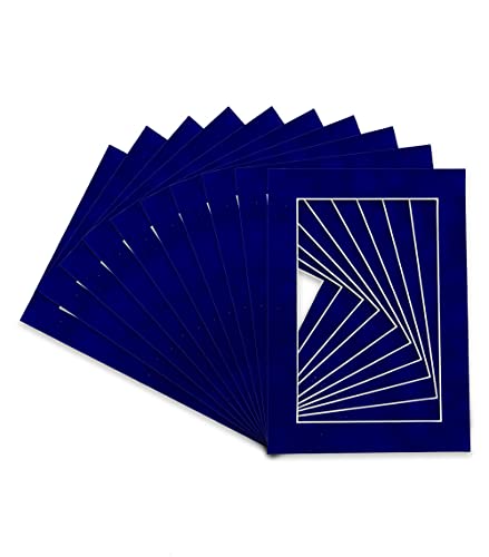 Pack of TEN 11x14 Mats Bevel Cut for 8.5x11 Photos (10 Count)
