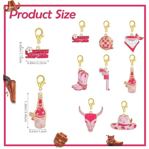 Pink Knitting Stitch Markers for Crocheting