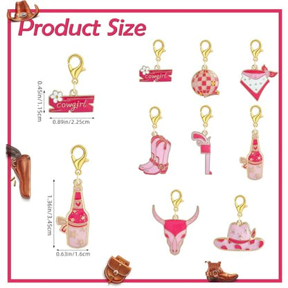 Pink Knitting Stitch Markers for Crocheting