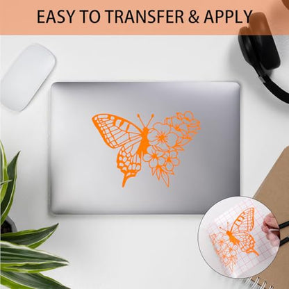 Orange Permanent Vinyl (40 Sq Ft)
