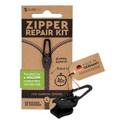 Zipper Repair Kit for Narrow Zippers
