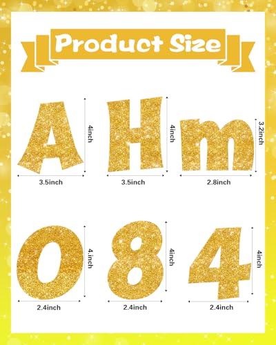237 Pcs Glitter Bulletin Board Letters (237 Count)