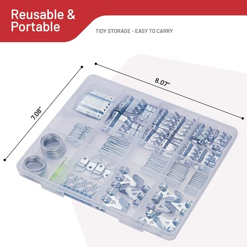 303 Piece Picture Hanging Assortment with Heavy Duty Hooks