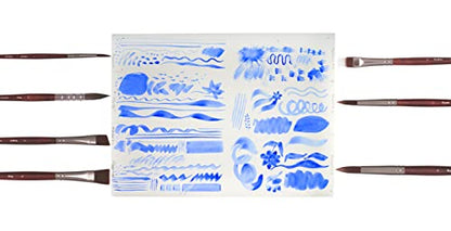 Professional Acrylic Paint Brushes Set (17 Count)