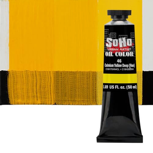 Oil Paint Cadmium Yellow Deep Hue