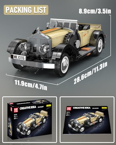 10115 Classic Vintage Car Building Kit