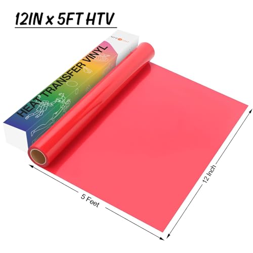 HTV Vinyl Rolls Heat Transfer Vinyl (5 Foot)