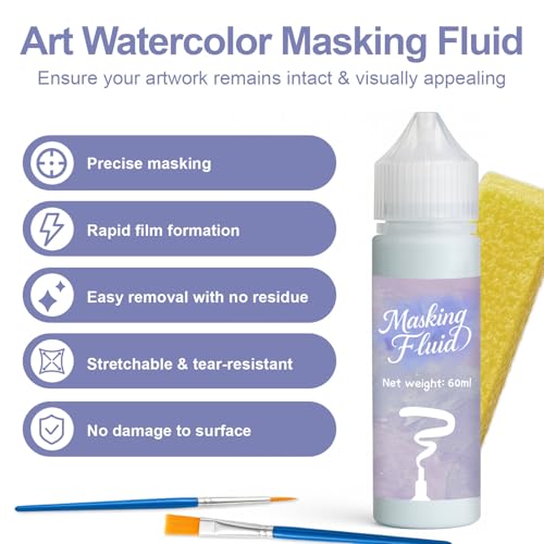 120ml Masking Fluid for Art Watercolor Painting