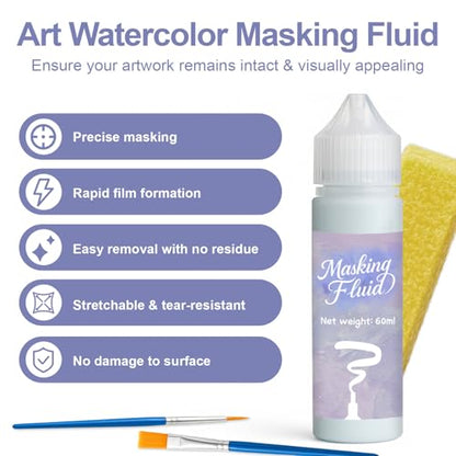 120ml Masking Fluid for Art Watercolor Painting