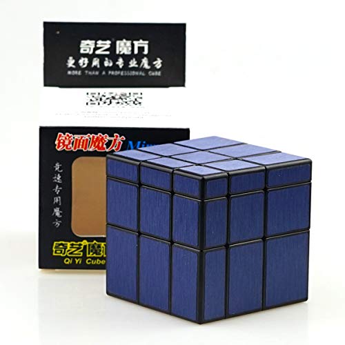 QIYI Mirror Speed Cube 3x3 Magic Cube Puzzle Blue