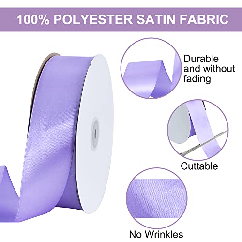100 Yard Light Purple Satin Ribbon 1 (300 Foot)