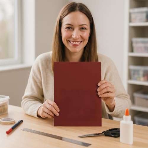 Stash Builder Cardstock 8.5" x 11" Rhubard