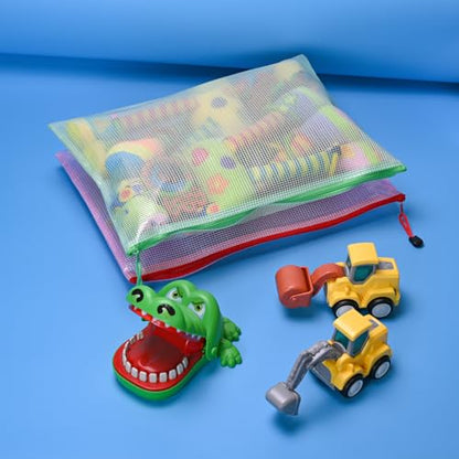 10 Pcs Zipper File Bags (10 Count)