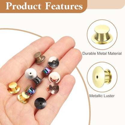 30Pcs Metal Locking Pin Backs (30 Count)