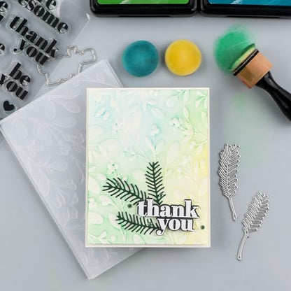 3D Embossing Folder and Metal Die Set for Card Making