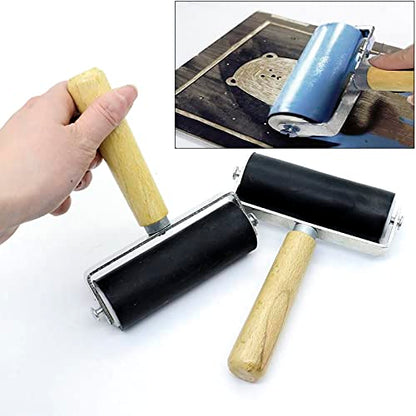 3 Pack Rubber Brayer Roller