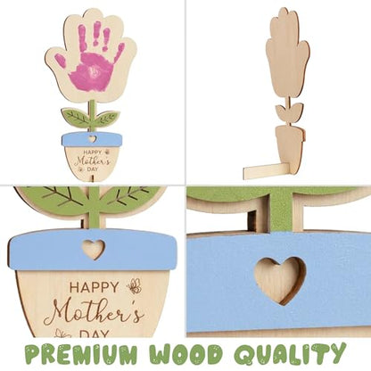 DIY Mothers Day Crafts for Kids Handprint Art