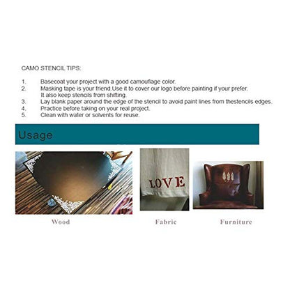 DIY Decorative Stencil Template for Scrapbooking Painting on Wall Furniture