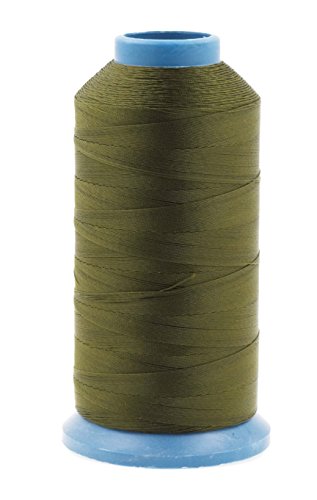 Size 69 210D T70 Olive Green Bonded Nylon Thread (4500 Foot)