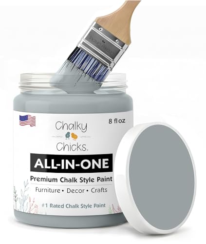 Overcast 8 Fl Oz Chalk Paint for Furniture All in One