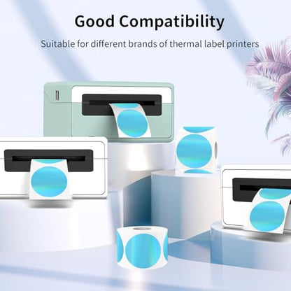 1.5" Holographic Direct Thermal Label Stickers