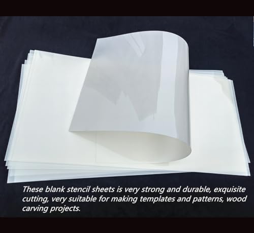 Translucent Blank Mylar Stencil Sheet for Cutting
